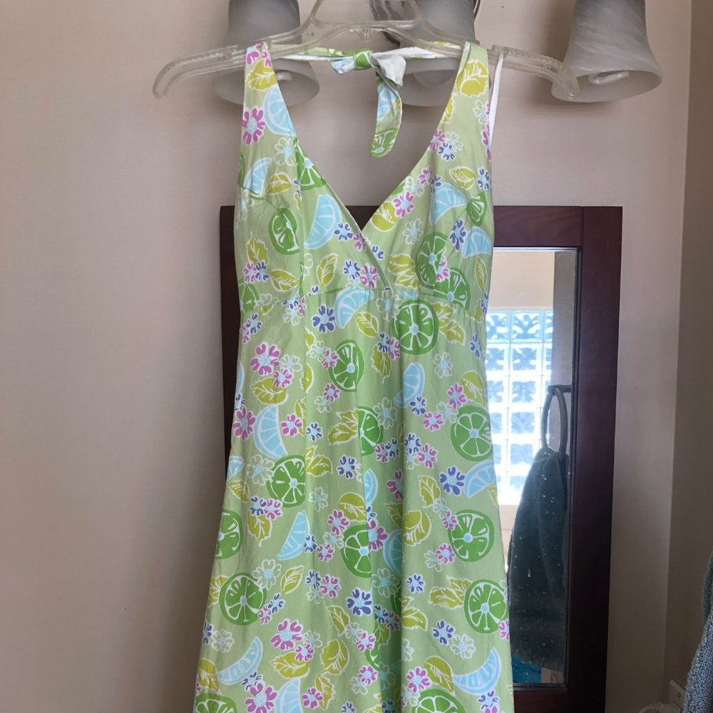 Lilly Pulitzer White Label Halter dress